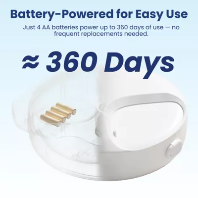 PawsPik Cat Smart 4-Meal Automatic Feeder, White, 4-cup - Image 8