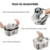 PawsPik SS-01 Stainless Steel Cat Fountain, 108.2 fl oz image thumbnail 4