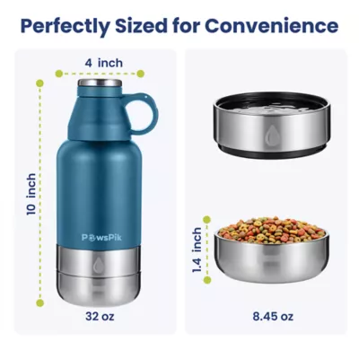 PawsPik Travel 3-in-1 Dog Water Bottle & Bowl Set - Image 6