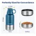 PawsPik Travel 3-in-1 Dog Water Bottle & Bowl Set image thumbnail 6