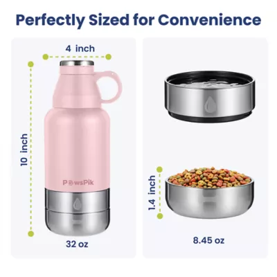 PawsPik Travel 3-in-1 Dog Water Bottle & Bowl Set - Image 6