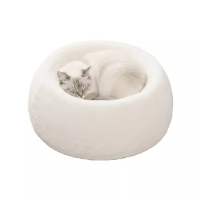 PawsPik Cat & Dog Perfect Comfort Orthopedic Faux Rabbit Fur Memory Foam Bed - Image 1