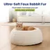 PawsPik Cat & Dog Perfect Comfort Orthopedic Faux Rabbit Fur Memory Foam Bed image thumbnail 4