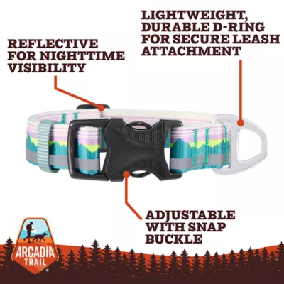 Arcadia Trail® Lightweight Dog Collar, Landscape, Ultra Reflective Material for Nighttime Visibility - Image 4