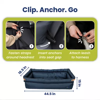 PawsPik Ultra Large Premium 2-in-1 Car Seat & Convertible Travel Dog, Black - Image 6