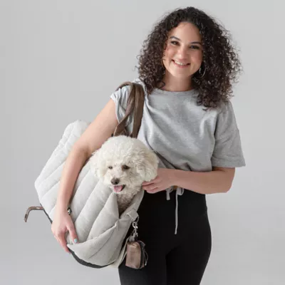 PawsPik Tote-Style 3-in-1 Pet Carrier, Travel Bed & Car Seat - Medium - Image 2