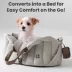 PawsPik Tote-Style 3-in-1 Pet Carrier, Travel Bed & Car Seat - Medium image thumbnail 6