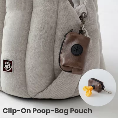 PawsPik Tote-Style 3-in-1 Pet Carrier, Travel Bed & Car Seat - Medium - Image 7