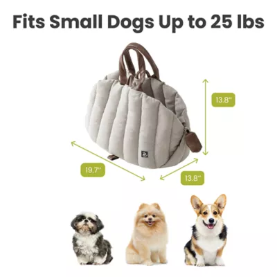 PawsPik Tote-Style 3-in-1 Pet Carrier, Travel Bed & Car Seat - Medium - Image 9