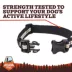 Arcadia Trail® Lightweight Dog Collar, Stripe, Ultra Reflective Material for Nighttime Visibility image thumbnail 5