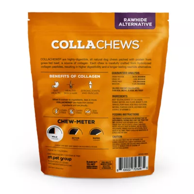 CollaChews Pumpkin Spice Stix, Collagen Recipe Dog Treats - 12 Pack 4.2 oz - Image 2