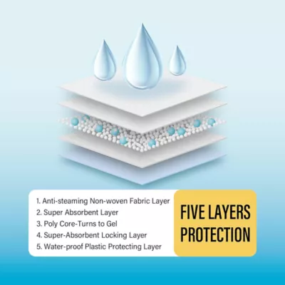 Cocoyo Best Value Training Pads, Leak proof, Quick Drying & Puppy Attractant, Regular- 200 Ct - Image 3