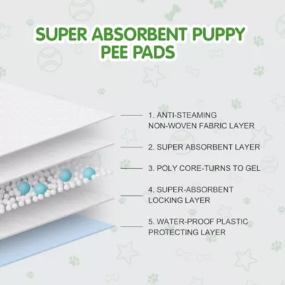 Cocoyo Best Value Dog Training Pads, Super Absorbant & Leak Proof, Unscented, 3XL- 30 Ct - Image 3
