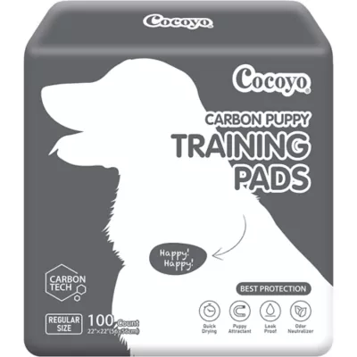 Cocoyo Best Value Dog Training Pads W/ Carbon Technology, Odor Neutralizer- 100 Ct - Image 1