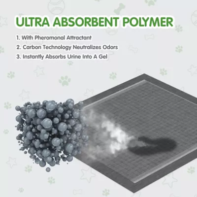 Cocoyo Best Value Dog Training Pads W/ Carbon Technology, Odor Neutralizer - 40 Ct - Image 2