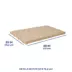 Top Paw® Plush Tan Crate Mat For Optimal Dog Comfort, Machine Washable image thumbnail 3