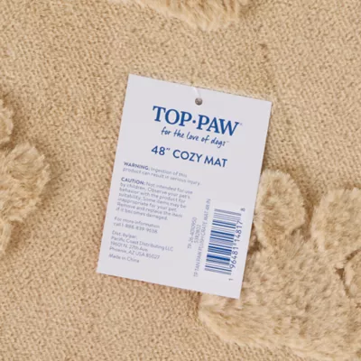 Top Paw® Plush Tan Crate Mat For Optimal Dog Comfort, Machine Washable - Image 6