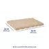 Top Paw® Plush Tan Crate Mat For Optimal Dog Comfort, Machine Washable image thumbnail 3