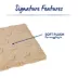 Top Paw® Plush Tan Crate Mat For Optimal Dog Comfort, Machine Washable image thumbnail 4