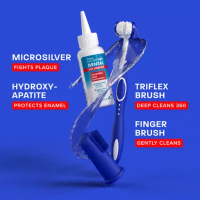 TropiClean HomeVet Cat & Dog Toothpaste Oral Care Kit - Toothpaste, Fingerbrush, & Toothbrush - 2oz - Image 8