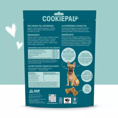 COOKIE PAL Spooky Bones Peanut Butter & Blueberry Flavour Dog Biscuits - Image 2