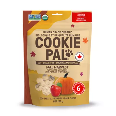 COOKIE PAL Fall Harvest with Apple & Pumpkin Soft Baked Bites Dog Treats - Image 1