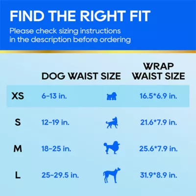 Honey Care All Absorb Disposable Male Dog Wrap W/ Speed Dry Technology - 50 Ct - Image 10