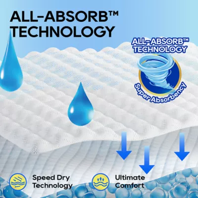 Honey Care All Absorb Disposable Male Dog Wrap W/ Speed Dry Technology - 50 Ct - Image 6