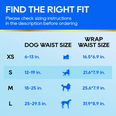 Honey Care All Absorb Disposable Male Dog Wrap W/ Speed Dry Technology - 50 Ct - Image 10