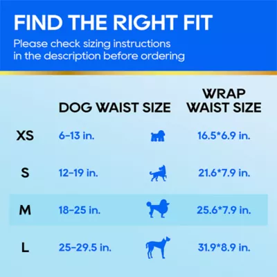 Honey Care All Absorb Disposable Male Dog Wrap W/ Speed Dry Technology - 50 Ct - Image 10