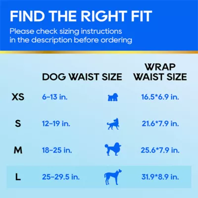 Honey Care All Absorb Disposable Male Dog Wrap W/ Speed Dry Technology - 50 Ct - Image 10