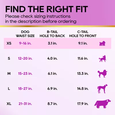 Honey Care All Absorb Disposable Female Dog Diapers W/ Speed Dry Technology , X-Small -50 Ct - Image 8