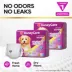 Honey Care All Absorb Disposable Female Dog Diapers W/ Speed Dry Technology, Small- 40 Ct image thumbnail 3