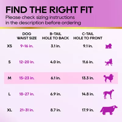 Honey Care All Absorb Disposable Female Dog Diapers W/ Speed Dry Technology, Large- 36 Ct - Image 8