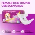 Honey Care All Absorb Disposable Female Dog Diapers W/ Speed Dry Technology, Large- 22 Ct image thumbnail 6