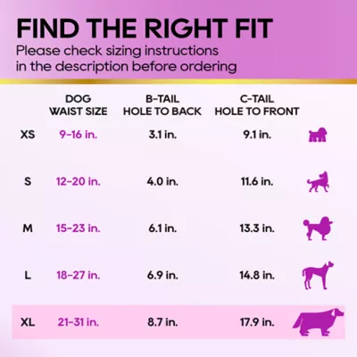 Honey Care All Absorb Disposable Female Dog Diapers W/ Speed Dry Technology, X-Large -12 Ct - Image 8