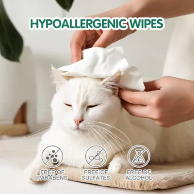 Cocoyo Best Value Grooming Wipes W/ Aloe Vera & Vitamin E For Dogs & Cats, Fragrance Free- 300 Ct - Image 3