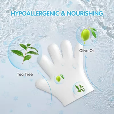 Cocoyo Best Value Rinse Free Glove Bath Wipes For Dogs & Cats W/ Hair Nourishing Formula- 30 Ct - Image 5