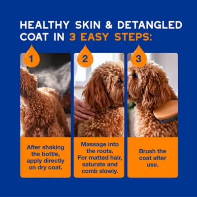 Douxo(R) Skin & Coat Spa Ultra-Safe Detangling Spray For Dogs, Sensitive Formula, Coco-Vanilla Scent - Image 6