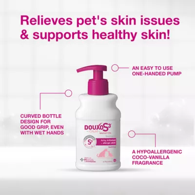 Douxo(R) S3 Calm Shampoo For Pets W/ Itchy & Irritated Skin, Hypoallergenic Coco-Vanilla Scent - Image 5