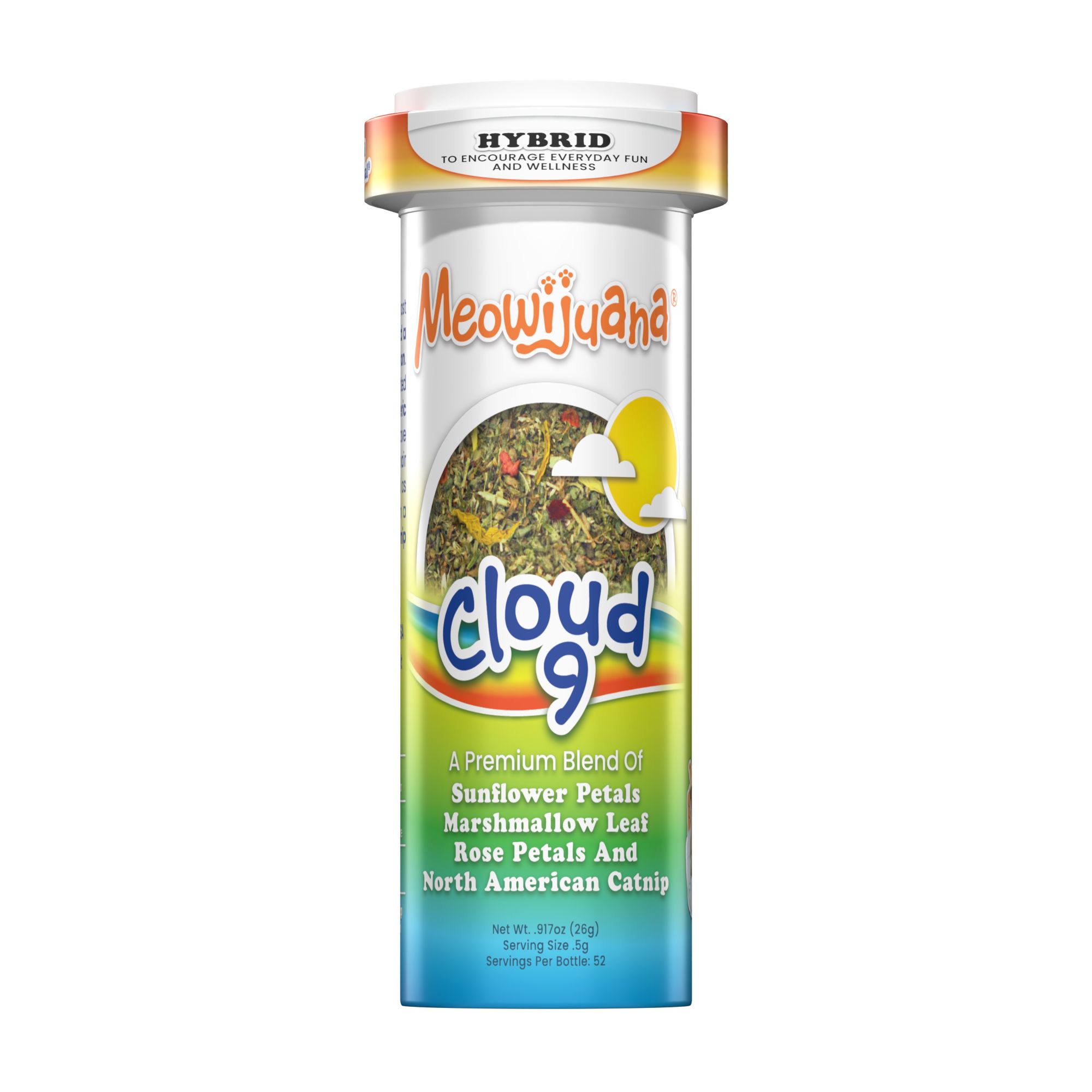 Meowijuana Cloud 9 Catnip Blend Promotes Play and Cat Health