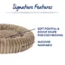 Top Paw® Donut Shape Dog Bed, Multiple Colors, Grey/Brown image thumbnail 3