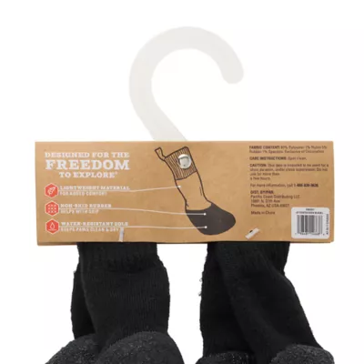 Arcadia Trail® Coated Dog Socks, Multiple Colors & Sizes, Black/Burgundy, XS-XXL - Image 8
