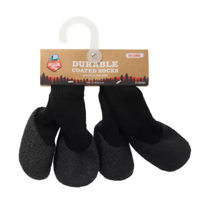 Arcadia Trail® Coated Dog Socks, Multiple Colors & Sizes, Black/Burgundy, XS-XXL - Image 7