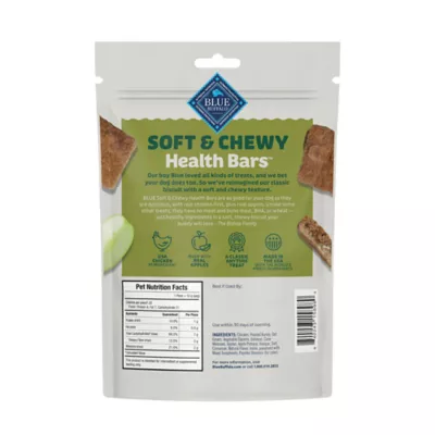 Blue Buffalo Soft & Chewy Health Bars, Adult Dog Treats Baked with Real Chicken & Apples, 9 oz - Image 2