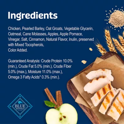 Blue Buffalo Soft & Chewy Health Bars, Adult Dog Treats Baked with Real Chicken & Apples, 9 oz - Image 6