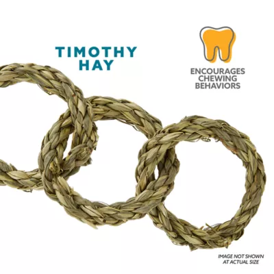 Full Cheeks® Small Pet Timothy Hay Hoops - Image 3