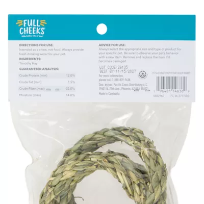 Full Cheeks® Small Pet Timothy Hay Hoops - Image 5