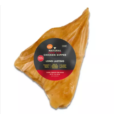 Canine Naturals Chicken Coated Cow Ear Dog Chew, 1 ct. 1 oz - Image 1