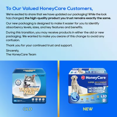 Honey Care Super Absorbant Speed Dry Dog Training Pads W/ Built-In Attractant, X-Large- 30 Ct - Image 2